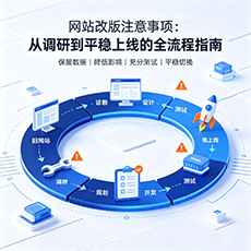 新平建站-网站改版注意事项：从调研到平稳上线的全流程指南