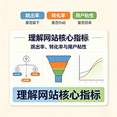 澄江建站-理解网站核心指标：跳出率、转化率与用户粘性