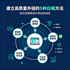 玉溪建站-建立高质量外链的5种白帽方法